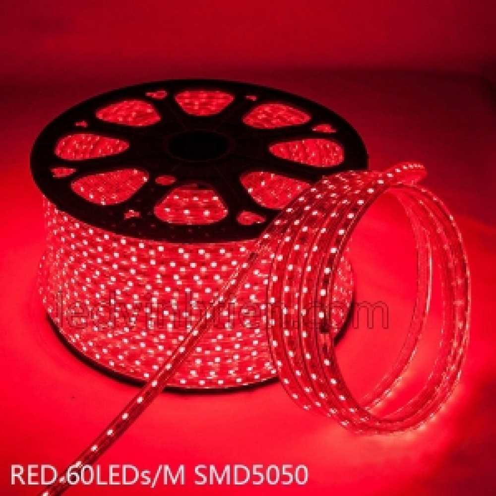 Led Dây 5050 220V Màu Đỏ