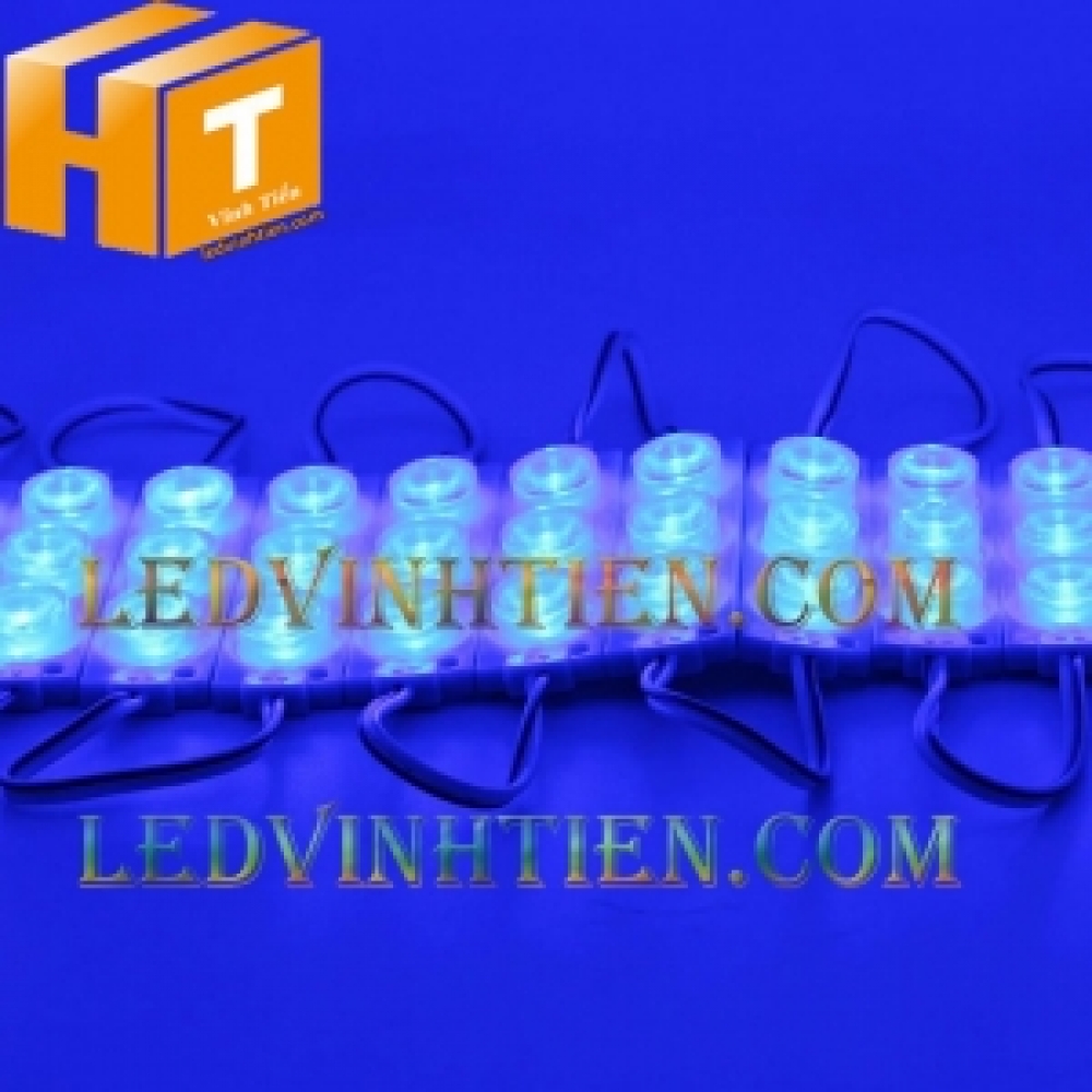 Led hắt 3 bóng 3030 xanh dương