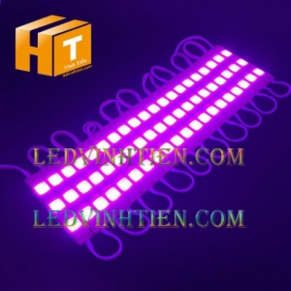 Led hắt 3 bóng 5730 màu hồng