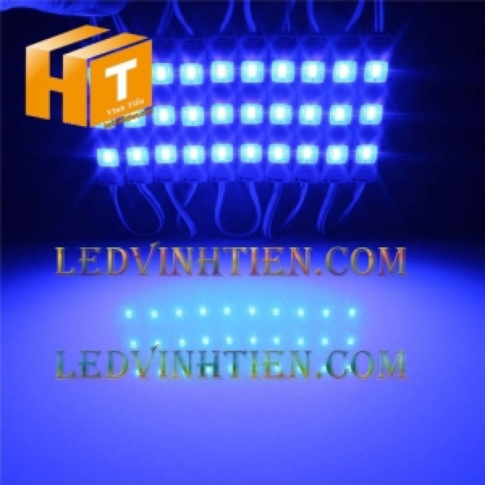 Led hắt 3 bóng 5730 xanh dương