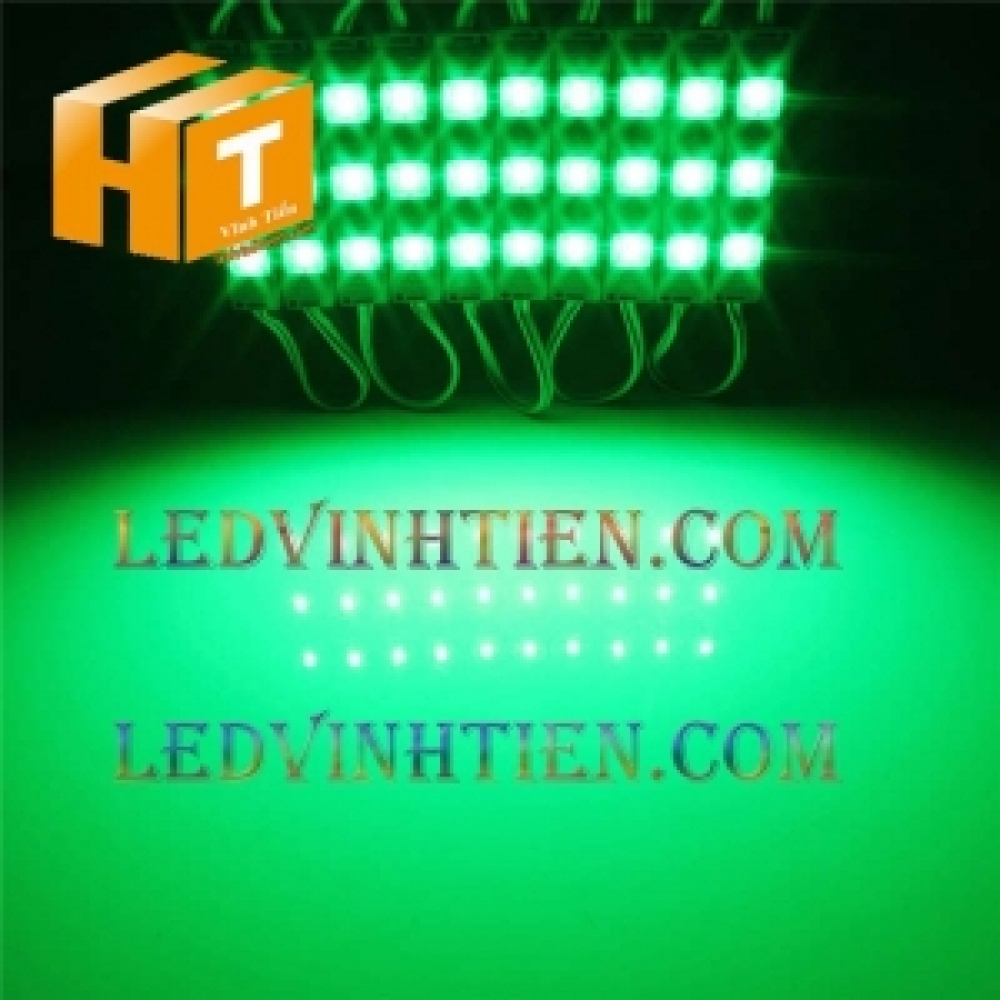 Led hắt 3 bóng 5730 xanh lá