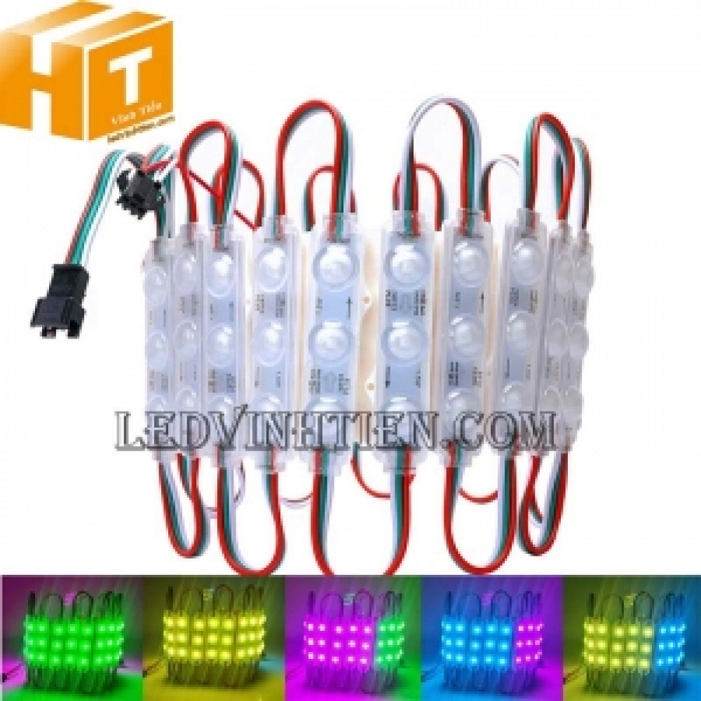 Led hắt 3 bóng 5050 Full WS2811 Saso