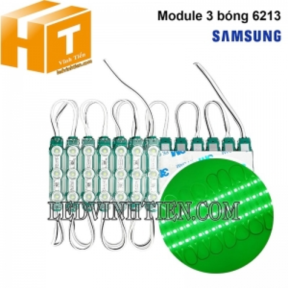 Led hắt 3 bóng Samsung 6213 xanh lá