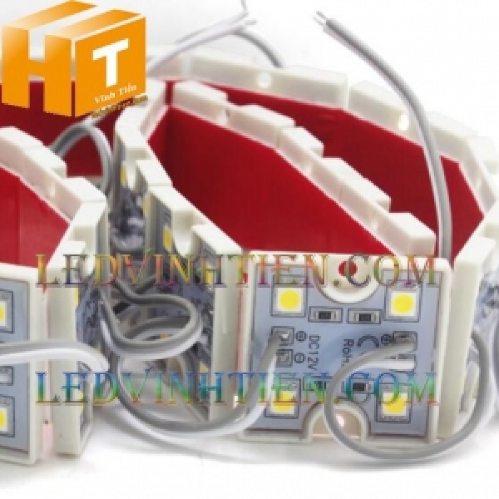 Led module 4 bóng 5054 sáng trắng