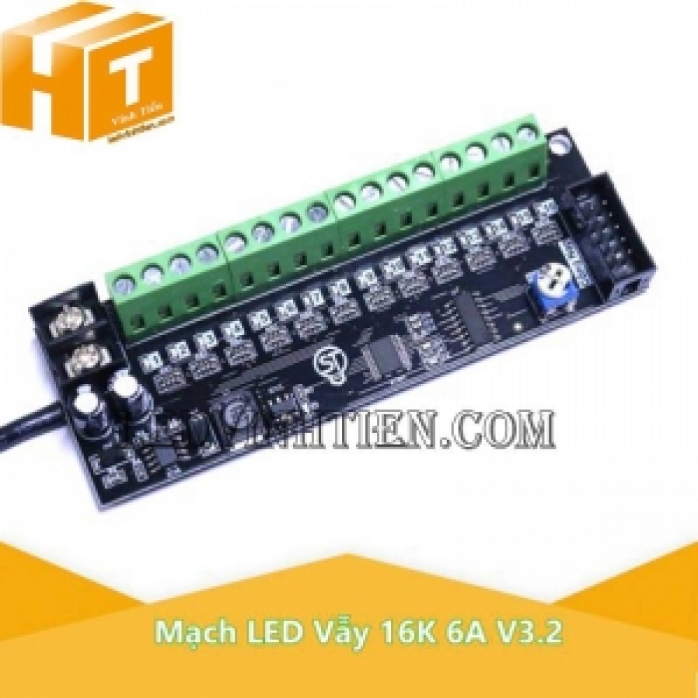 Mạch Led Vẫy 16 Kênh 6A