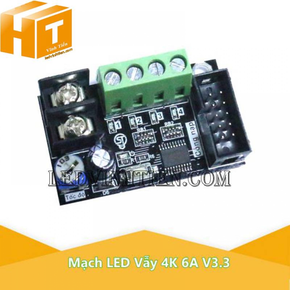 Mạch Led Vẫy 4 Kênh 6A