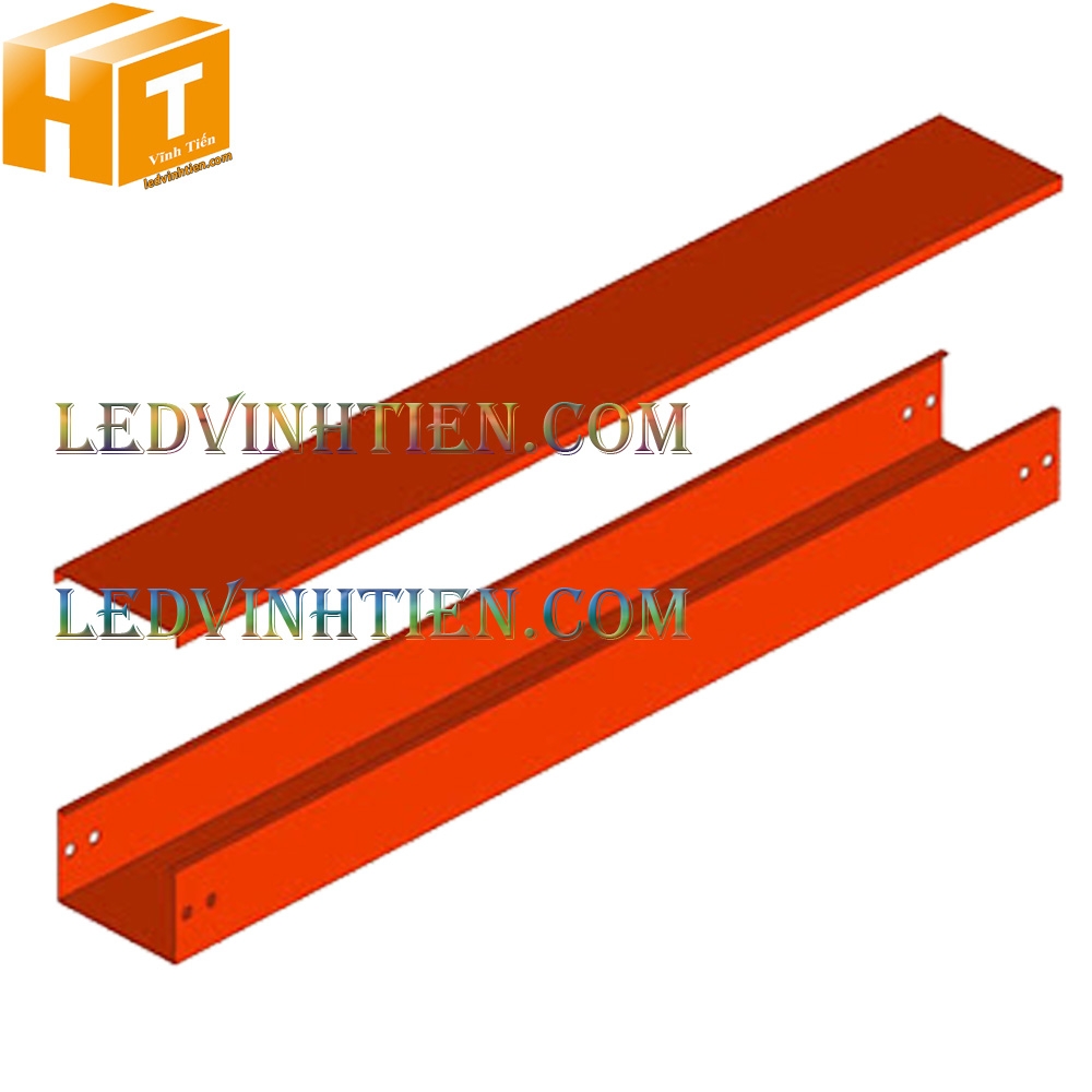 Máng cáp sơn tĩnh điện màu đỏ