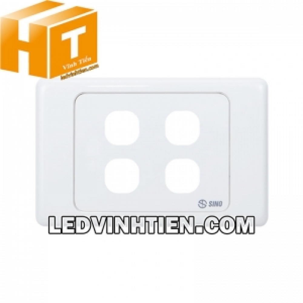 Mặt công tắc 4 lỗ S94/X Sino Vanlock