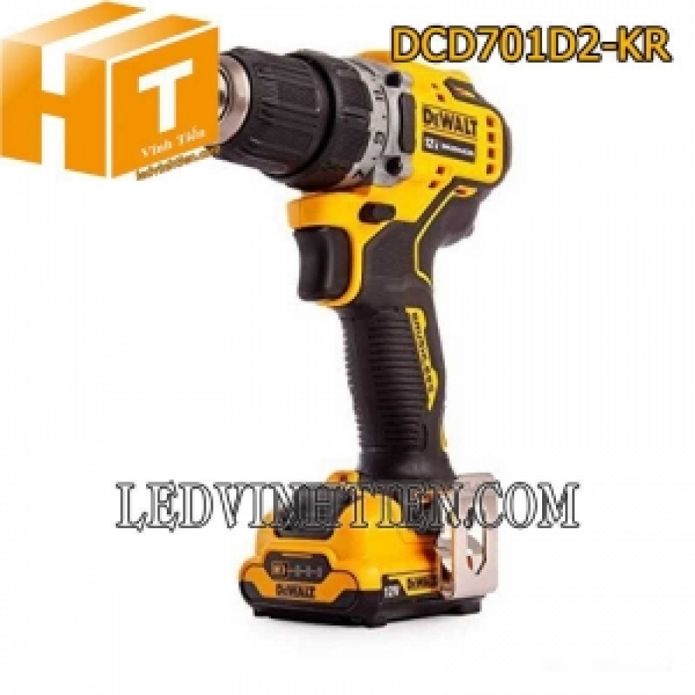 Máy khoan dùng pin Dewalt DCD701D2-KR