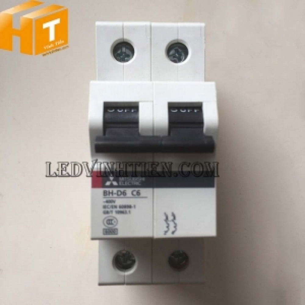 MCB 2P 25A D2P-025C6M Mitsubishi