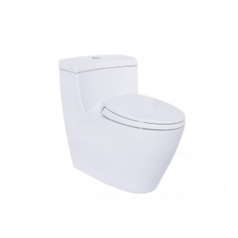 Bàn cầu một khối, nắp đóng êm MS636DT2