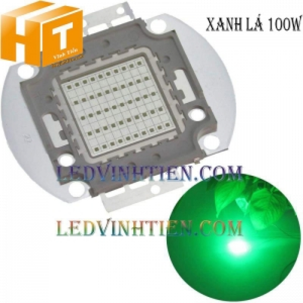 Tim đèn pha 100w xanh lá