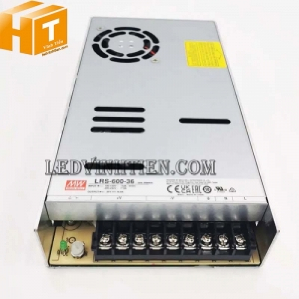 Nguồn điện 36V 16.6A Mean Well