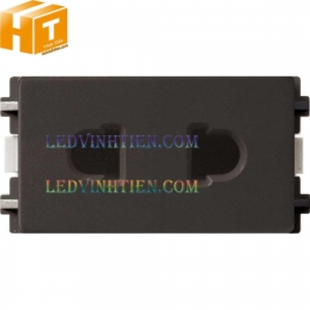 Ổ cắm 2 chân đa năng 10A màu đồng Schneider