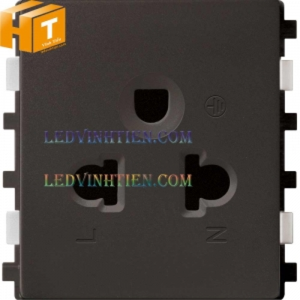 Ổ cắm 3 chân đa năng 16A màu đồng Schneider