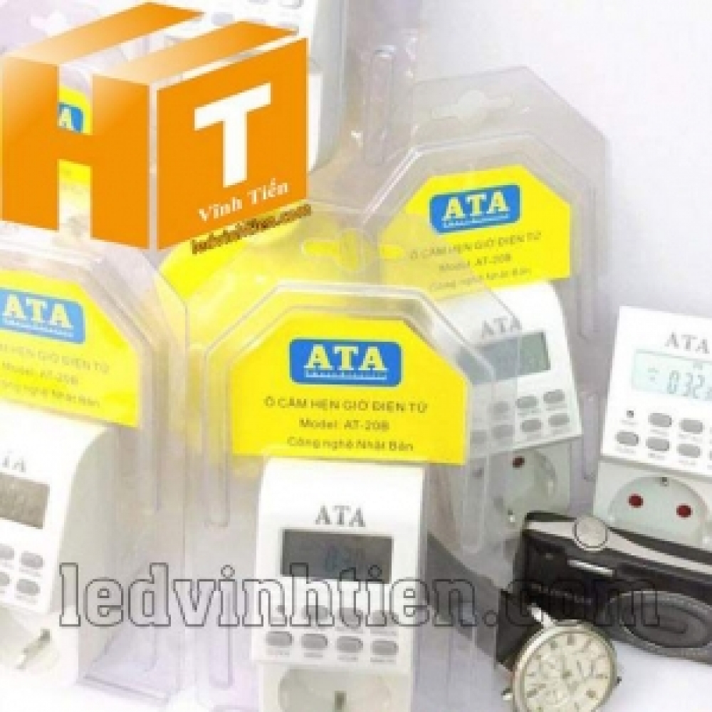 Ổ cắm điện hẹn giờ điện tử ATA AT20B