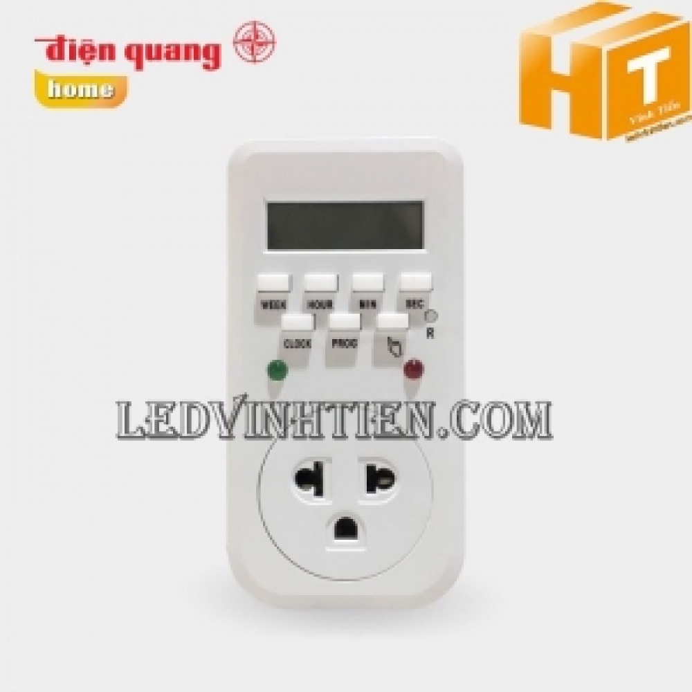 Ổ cắm hẹn giờ ĐQ ESK DT10 W 13 Điện Quang