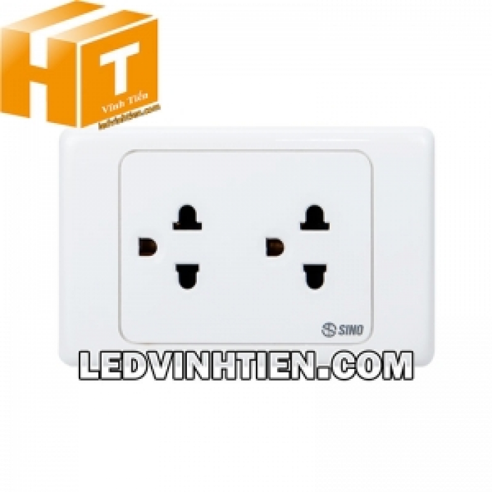Ổ cắm kép 3 chấu S9MUE2 Sino Vanlock