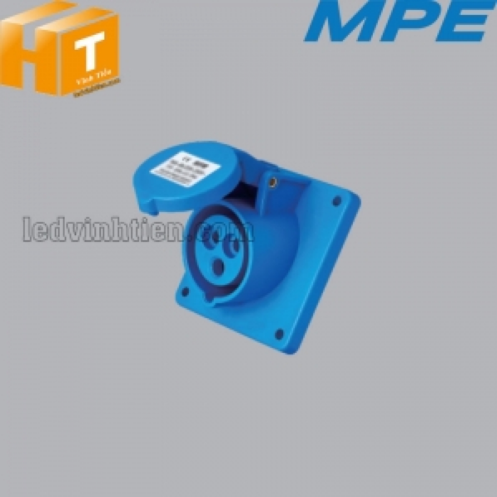 Ổ cắm loại cố định bắt trên bảng điện xéo MPN-413