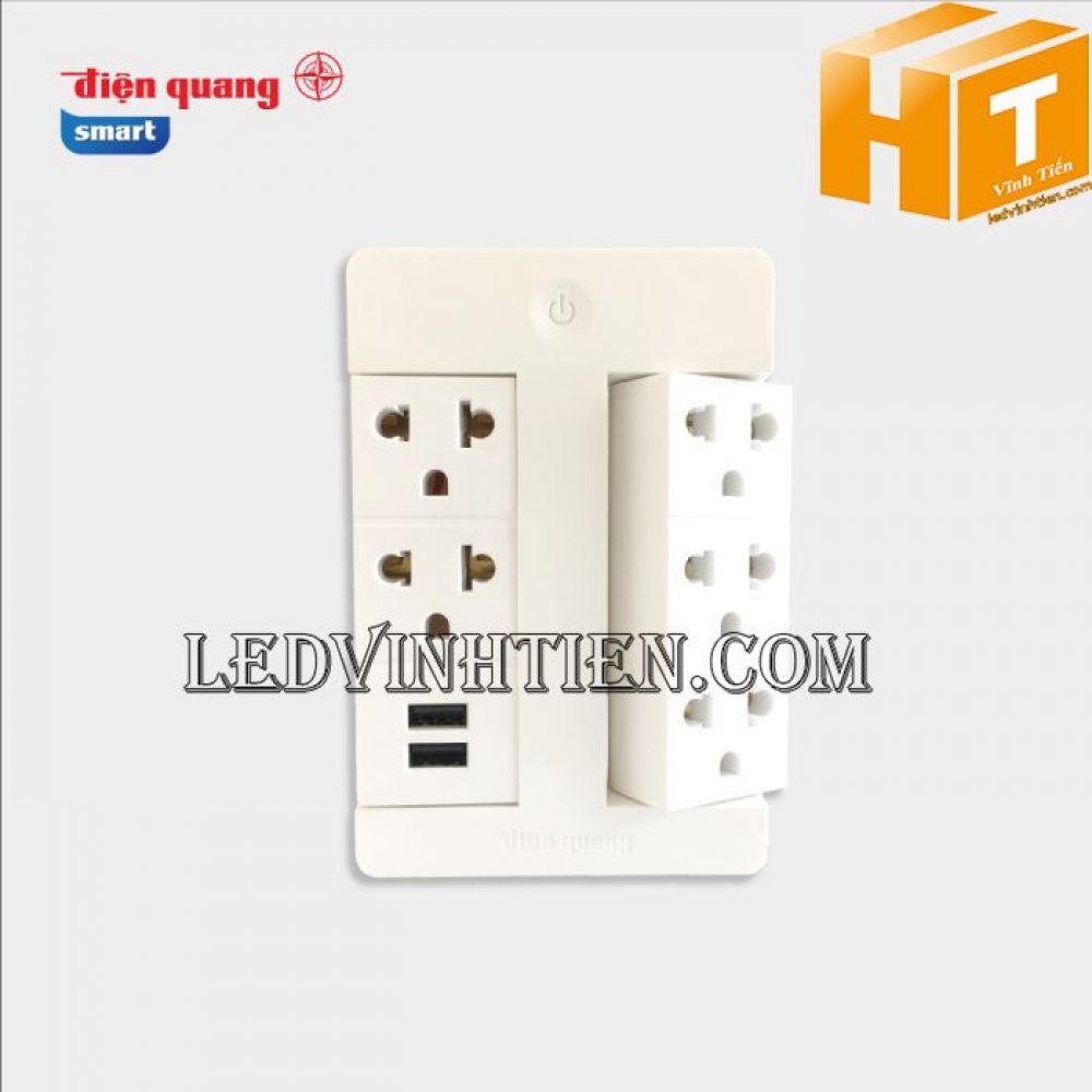 Ổ cắm Xoay 90° ĐQ SPS1.1 05 Điện Quang