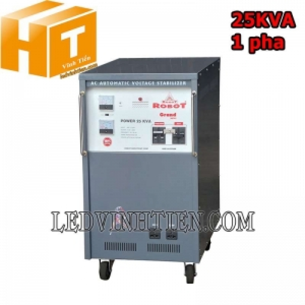 Ổn áp 1 pha 25KVA Robot Grand 150-250V