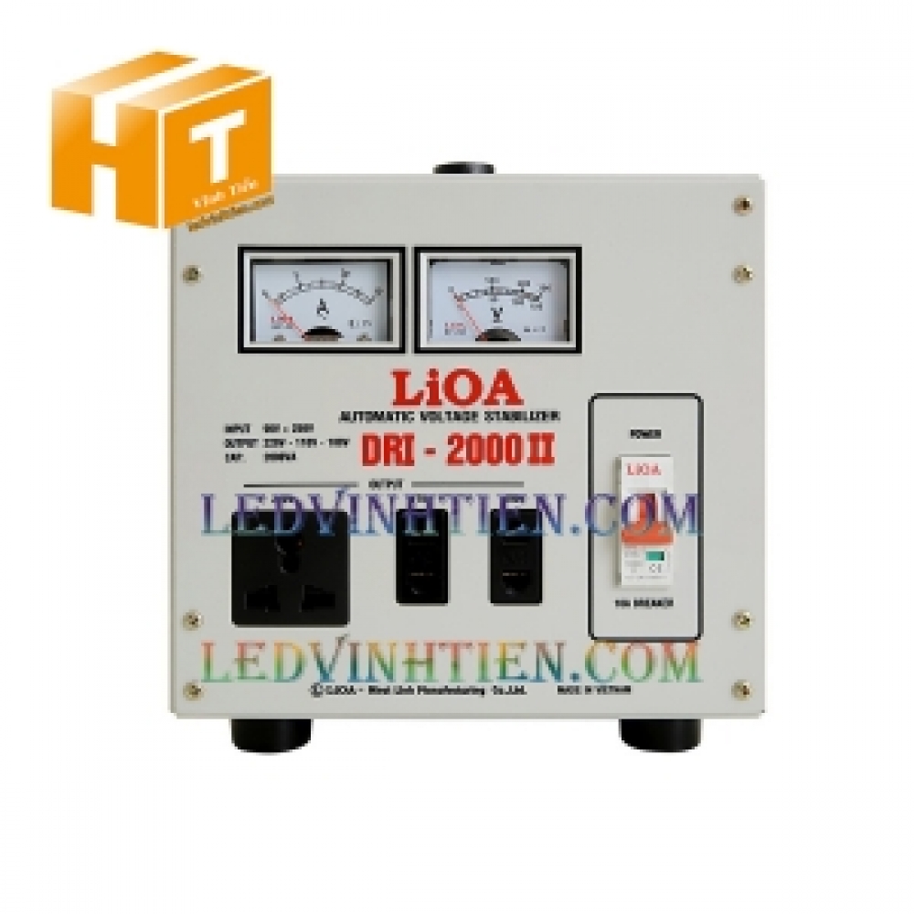 Ổn áp 1 pha LIOA DRI-2000II