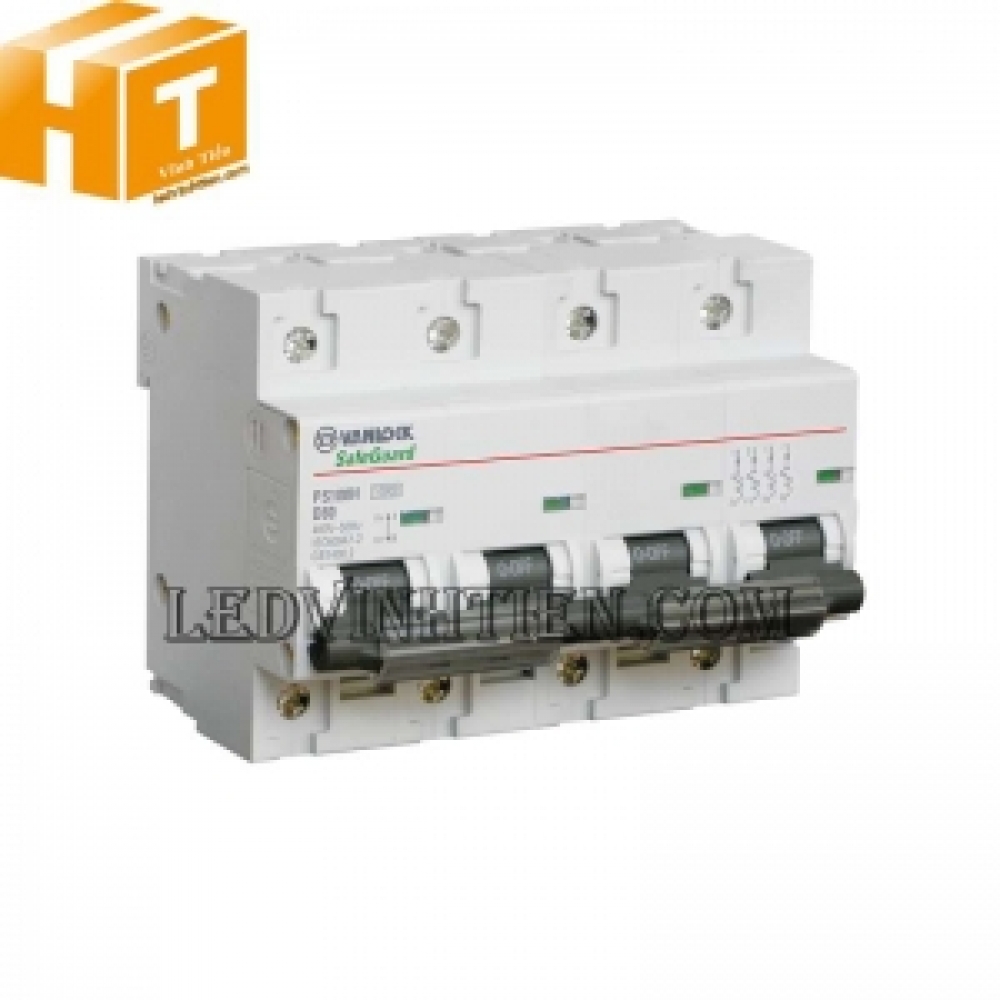 Cầu dao tự động MCB PS100H - 4 Cực