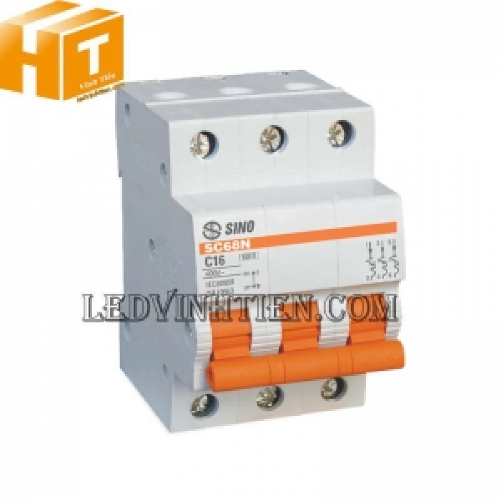 Cầu dao tự động MCB SC68N - 3 Cực