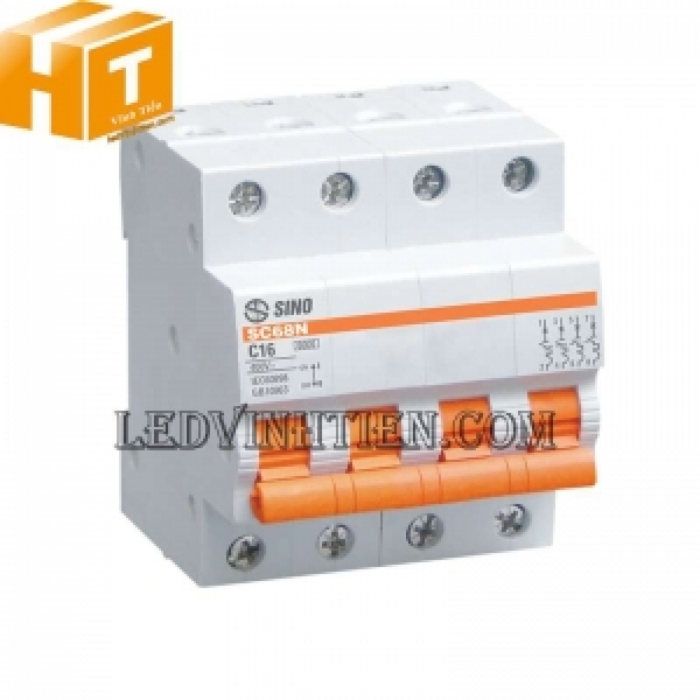 Cầu dao tự động MCB SC68N - 4 Cực