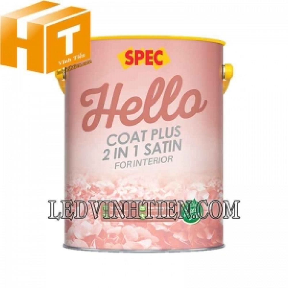 Sơn Spec Hello Coat Plus 2 in 1 Satin For Interior