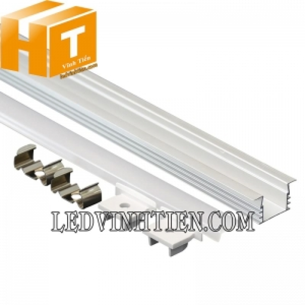 Thanh nhôm định hình YW âm 25x12mm