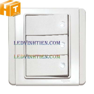 Công tắc ba dolly 1 chiều màu trắng Schneider
