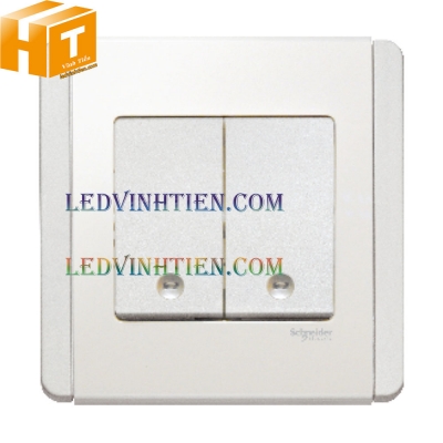 Công tắc đôi 1 chiều E3032V1PR_WW Schneider