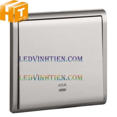 Công tắc hai cực 45A màu bạc