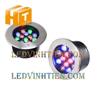 Đèn led âm đất 12W RGB