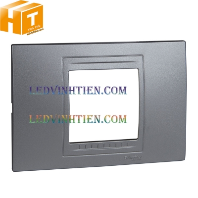 Mặt nhôm 2 công tắc Unica Allegro Schneider