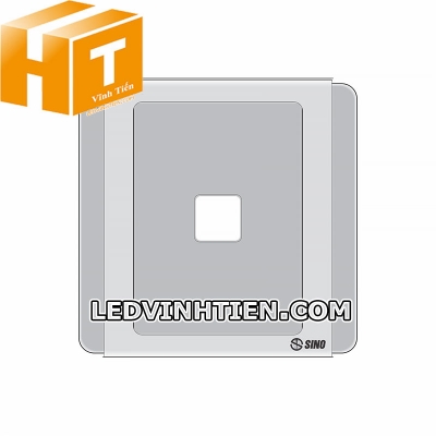 Mặt công tắc 1 lỗ S66G1X Sino