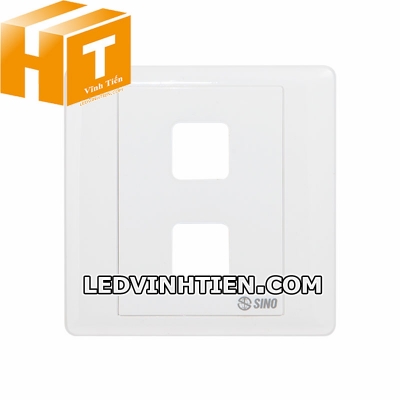 Mặt công tắc 2 lỗ vuông S9862/X Sino Vanlock