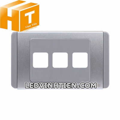 Mặt công tắc 3 lỗ S68G3X Sino