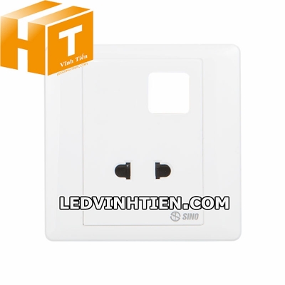 Ổ cắm đơn 2 chấu 1 lỗ S98UX / S986UX Sino Vanlock