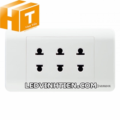 Ổ cắm ba 2 chấu ZLU3 Sino Vanlock