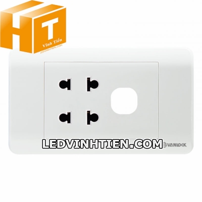 Ổ cắm đôi 2 chấu ZLU2/X Sino Vanlock