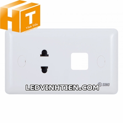 Ổ cắm đơn 2 chấu S198X / S198XV Sino Vanlock
