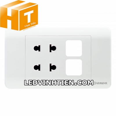 Ổ cắm đôi 2 chấu ZLEU2/XX Sino Vanlock