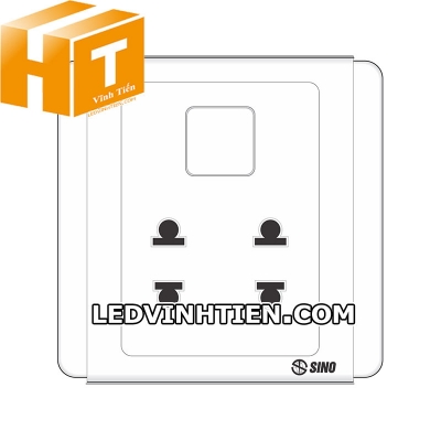 Ổ cắm đôi 2 chấu 1 lỗ S66U2/X Sino