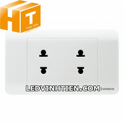 Ổ cắm đôi 2 chấu ZLU2 Sino Vanlock