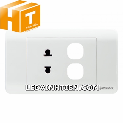 Ổ cắm đơn 2 chấu ZLU/XX Sino Vanlock