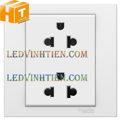 Ổ cắm đôi đa năng 3 chân 16A Schneider