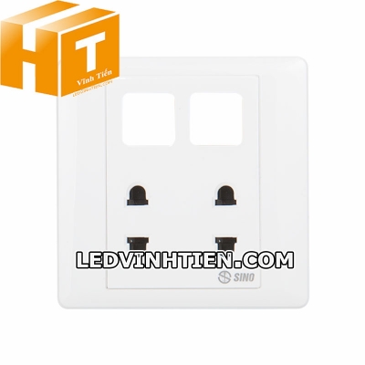 Ổ cắm đôi 2 chấu 2 lỗ S98U2XX / S986U2XX Sino Vanlock