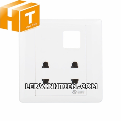 Ổ cắm đôi 2 chấu 1 lỗ S98U2X / S986U2X Sino Vanlock